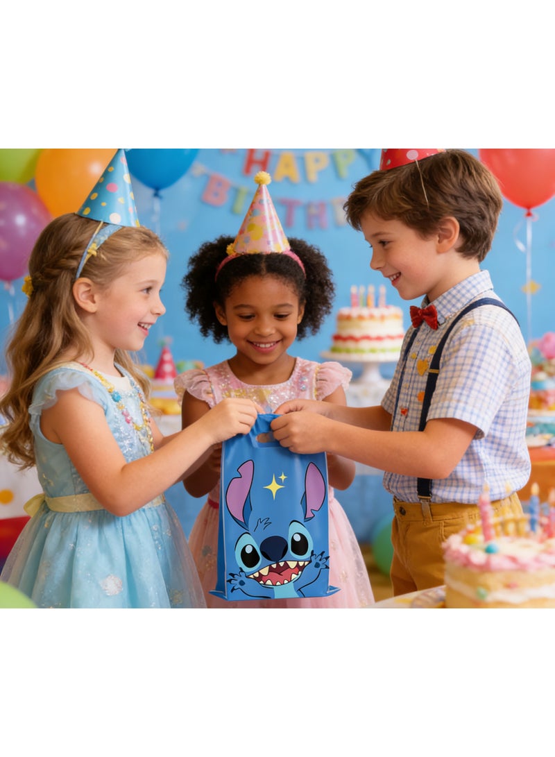 Lilo & Stitch حقائب هدايا لحفلة الخياطة 10 قطع، مستلزمات وزينة. مثالية لحفلات الكرتون، مثالية للأطفال، ورائعة للفعاليات العائلية، جوائز. - Image 4